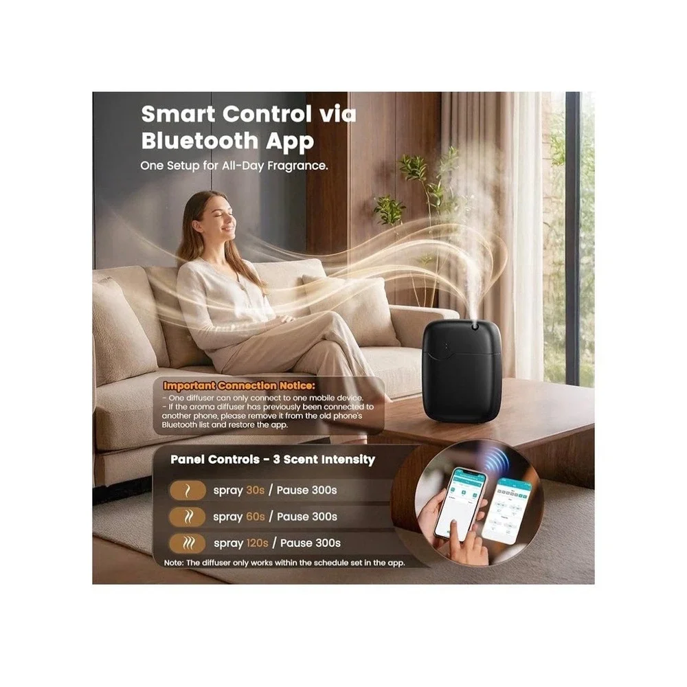 Waterless Essential Oil Diffuser 3000 Sq.Ft Coverage for Large Home Hotel Office